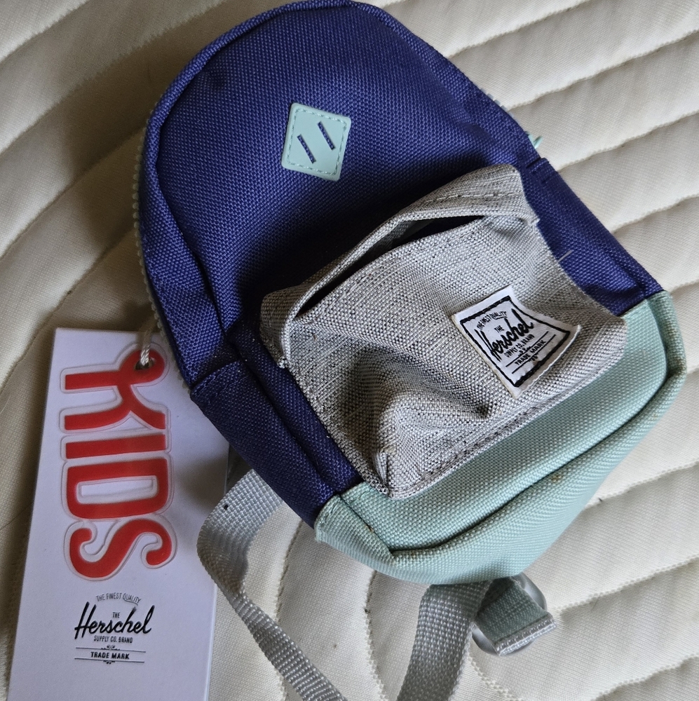 Herschel Supply Company Kids Two-Tone Backpack - Blue and Mint